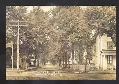 Real Photo Marlton New Jersey Nj Downtown Maple Ave. Street Postcard Copy • $11.99