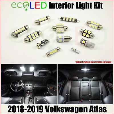 For 2018-2019 VW Atlas WHITE Interior LED Light Accessories Replacement Kit 15pc • $21.99