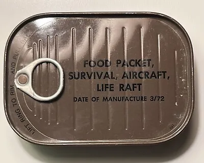Vietnam War Food Packet Survival Aircraft Life Raft Ration Abandon 1972 • $128.24