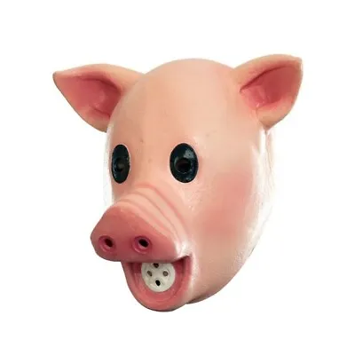 $34.88 • Buy Squeaky Pig Adult Mask Latex