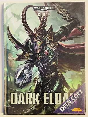 Warhammer 40000 DARK ELDAR Codex Hardcover (Games Workshop 2014) 40K OOP • $39.99