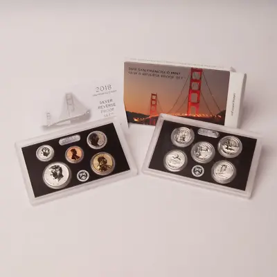 2018-S Reverse Silver Proof Set • £113.57