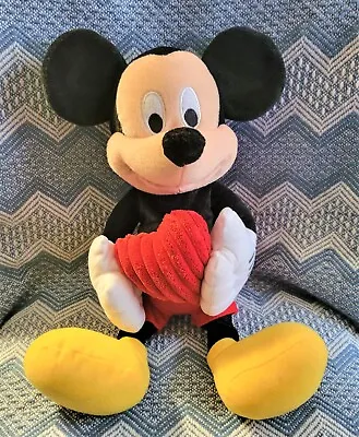 Disney Mickey Mouse 15  Plush With Heart Toy • $17.99