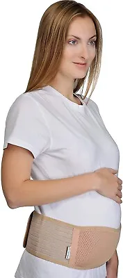 £4 • Buy Supportiback Maternity Pregnancy Bump Pelvic Adjustable Support Belt Band Beige