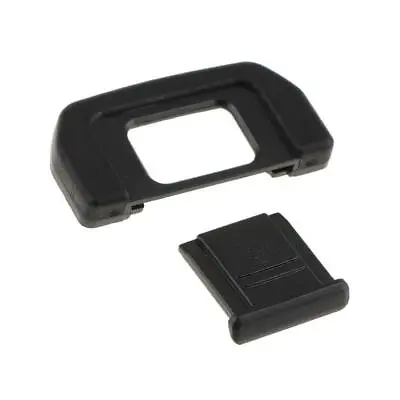 $7.38 • Buy Camera Viewfinder Eyecup Eyepiece With Hot Shoe Cover For Nikon D7500 Black