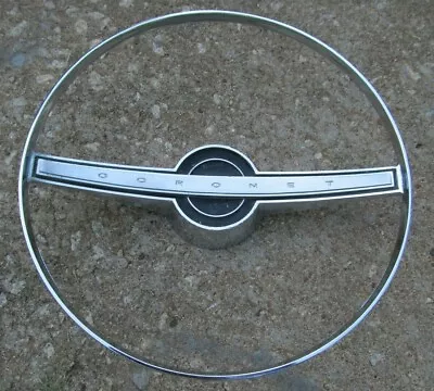 65 1965 Dodge Coronet 440 Steering Wheel Chrome Center Horn Ring Mopar #1  • $59.99