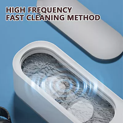 Ultrasonic Cleaning Machine Fully Automatic Gentle Eyeglasses Watches Cleaner • $14.69