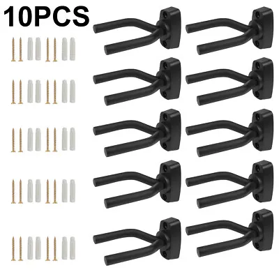 1-10 PCS Pack Guitar Hangers Hook Holder Wall Mount Display Instrument US • $12.85
