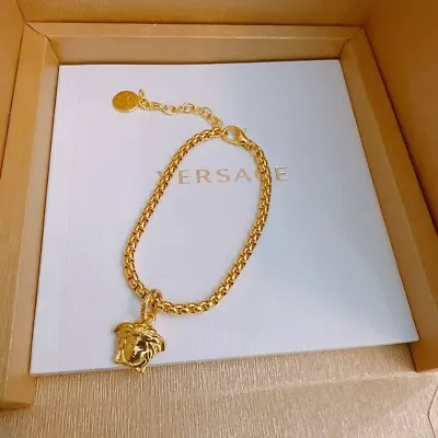 VERSACE Medusa Accessories Bracelet Gold Adjustable • $33