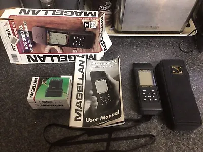 Magellan  Black Hand Held GPS GPS 3000 XL GWO  Used.with Accessories FREEPOST • £39.95