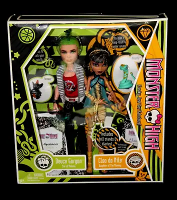Monster High Doll Cleo De Nile And Deuce Gorgon Dolls RARE 2009 First Wave NIB • $415