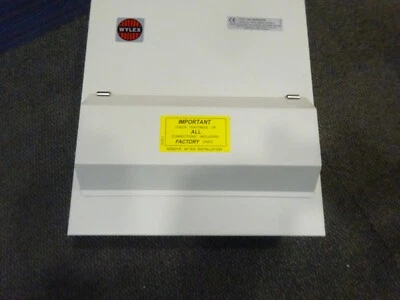 £49 • Buy Wylex NMRS806 Amendment 3 Metal 8 Way Consumer Unit With 100A 30mA RCD Isolator