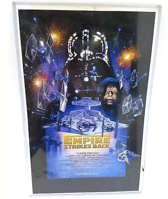 STAR WARS Empire Strikes Back Mini Movie Poster Print 1997 17x11  • $34.99