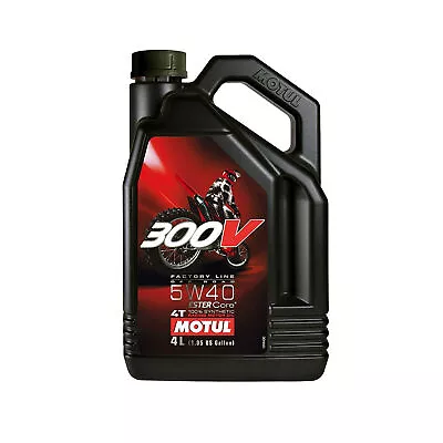 Motul 300V FL OFF ROAD 5W40 100% Synthetic 4-Stroke 4L Engine Motor Oil 1 X 4L • $63.95