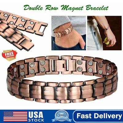 Copper Magnetic Bracelet Arthritis Pain Relief Relieve Carpal Tunnel Bracelet • $6.49