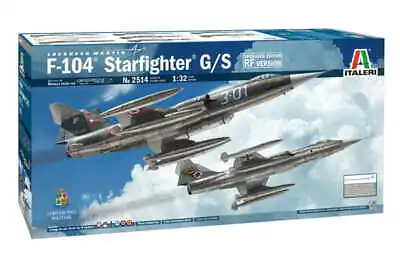 ITALERI 2514 1:32 F-104 STARFIGHTER G/S [Upgraded Edition RF Version] Model Kit • $126.20