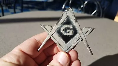 Vintage Masonic Auto Car Badge Emblem Mason • $7.49