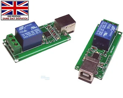 £6.30 • Buy 5V USB Relay 1 Channel Programmable Computer Control For Smart Home