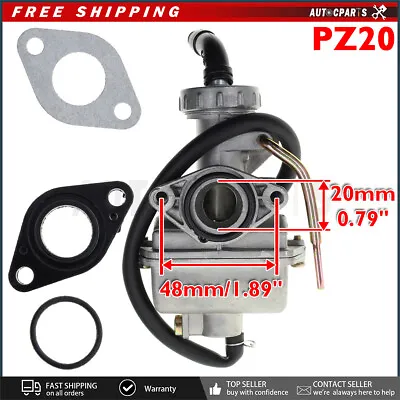 PZ20 Carburetor For Aprilia Caponord Kazuma Baja Buyang ATV Dirt Bikes Go Karts • $12.94