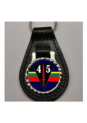 £4.45 • Buy 45 Commando Royal Marines Dagger Military Army Leather Pear Drop Shape Key Ring