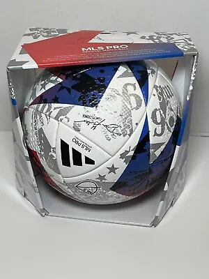 Adidas MLS OFFICIAL Match Ball 2023 24 Game Ball White Red Soccer HT9026 Size 5 • $64.95