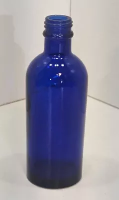 Vintage Cobalt Blue 4.5   Medicine Bottle Without Cap / Lid • $9.99