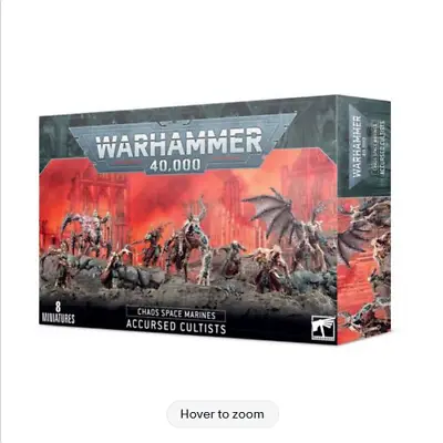 Accursed Cultists Chaos Space Marines 40K Warhammer Sealed • $80.92