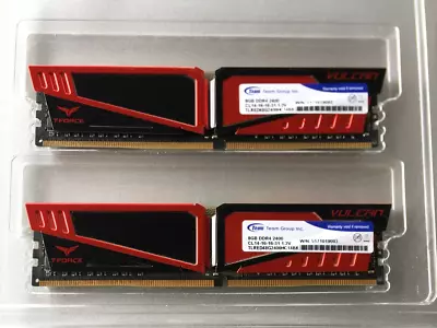 TeamGroup T-Force Vulcan Z 16GB 8GBx2 DDR4-2400 • $20