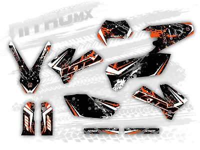 NitroMX Graphic Kit For KTM EXC EXC-F 125 250 300 450 525 2005 2006 2007 Enduro • $252.89