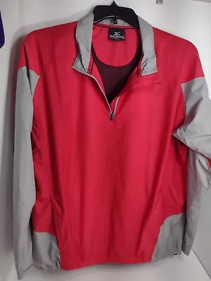 Mizuno Performance Pull-over Jacket USA Sports M Impermalite Tech. 1/4Zip (A5) • $27.99