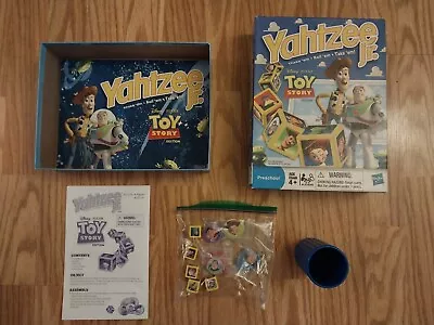 Yahtzee Jr. Game Toy Story Edition HASBRO 2009 COMPLETE Disney Pixar AGE 4+ • $9.99