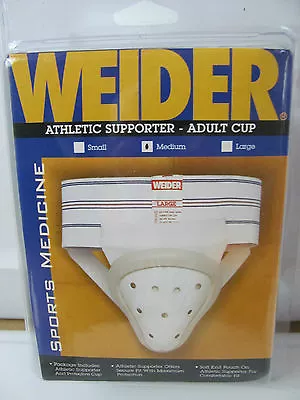 NEW WEIDER Athletic Supporter Men’s Cup Size Medium 32 - 36  Waist ASCMY • $5.27