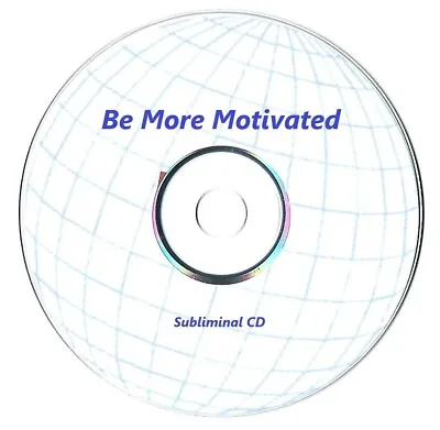 Be More Motivated ~ Drive Ambition Motivate Subliminal CD Your Background Choice • $11.76