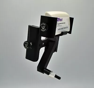 Motorcycle Cell Phone & EZ Pass Holder (Black) –  Perch Mount    (Made In USA) • $135