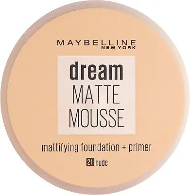 New Maybelline Dream Matte Mousse 021 Nude 18ml Free Shipping • £8.20