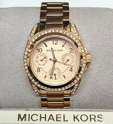 Michael Kors MK5613 Blair Rose Gold Dial Rose Gold Stainless Women's Watch • $149