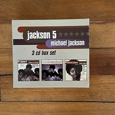 Jackson 5 Michael Jackson 3 CD Box Set Early Classics Music And Me • $19.89