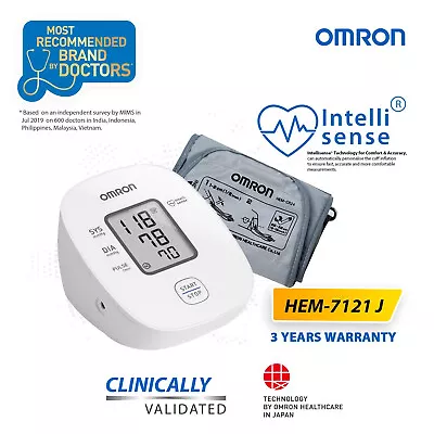 New Omron HEM-7121J Upper Arm Automatic Blood Pressure BP Monitor BP Machine • $102.54