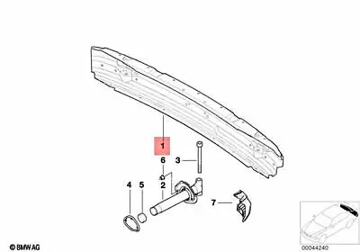 Genuine BMW E39 520d 520i 523i 2.4 525d 525i 525td 525tds Carrier 51128159371 • $537.07