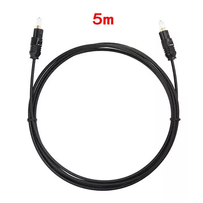 5M Digital Optical Fiber Audio Toslink Optic Cable Cord For TV DVD CD • $7