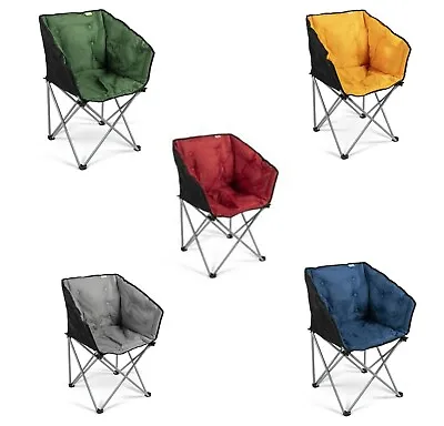 Kampa Dometic Tub Chair - Padded Camping Chairs Ember Midnight Fog Fern. Suns • £27.20