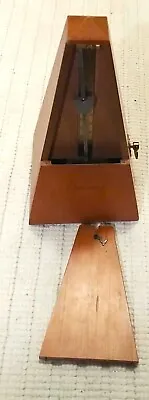 Vintage Seth Thomas Metronome De Maelzel Cherry Wood E873-111-iss 3- Works Great • $49.99