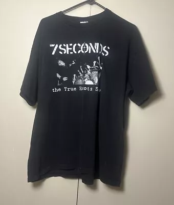 Vintage 2000 Y2k 7 Seconds Tour Shirt XL 7seconds Punk Band • $200
