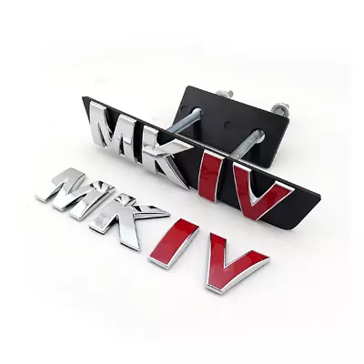 $12.88 • Buy 3D MKIV MK4 Grill Car Emblem Truck Badge Car Sticker For VW Golf Jetta 99-05