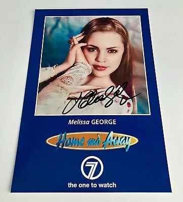 MELISSA GEORGE *Angel Brooks/Parrish* Signed HOME And AWAY Cast Fan Card NEW • £9.99