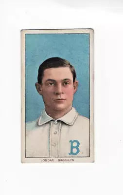 1909 T206 Tobacco Baseball Jordan Brooklyn Piedmont • $34.50