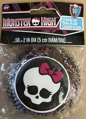 50 Pcs Monster High Wilton Cupcake Cups/wrappers  Birthday Party Halloween • $15