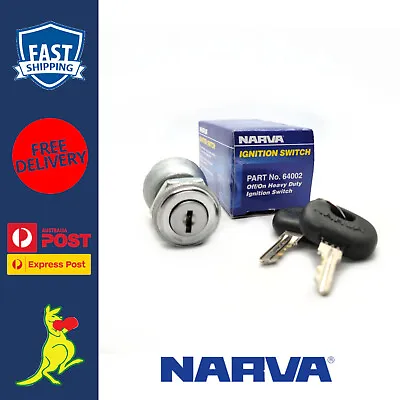 Narva Ignition Switch 2 Position Off/On Heavy-Duty Ignition Switch • $32.99