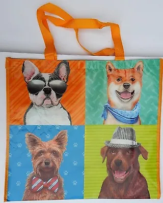 Reusable Shopping Travel Tote Bag Dogs Iii Eco Friendly Homegoods New  • $4.99