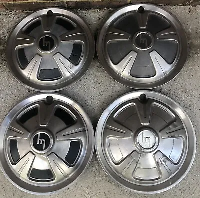 Mazda 1300..Capella RX2-RX3 Daisy.Set Of 4.13”..Hub Caps Hubcaps Wheel Covers. • $350